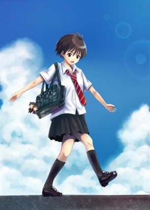 【女子校生】制服姿の女の子の健全な二次画像