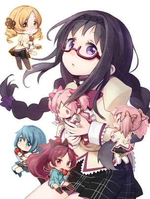 【二次】メガネかけてる可愛い女の子の画像