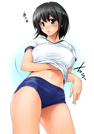 【二次】スポーツ女子の体操服ブルマスパッツ画像