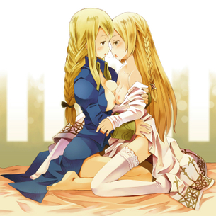 【百合キス】女の子同士でチューしてる微エロ画像【レズキス】