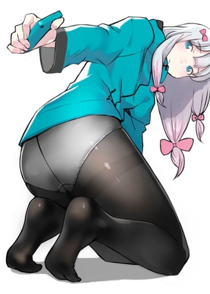5月15日はストッキングの日なので薄手のパンスト女子画像