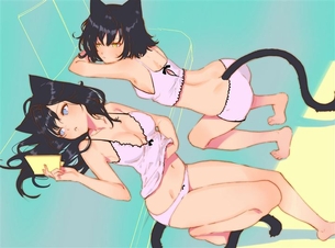【猫耳娘】猫耳が可愛い女の子の二次元エロ画像＆イラスト Part22