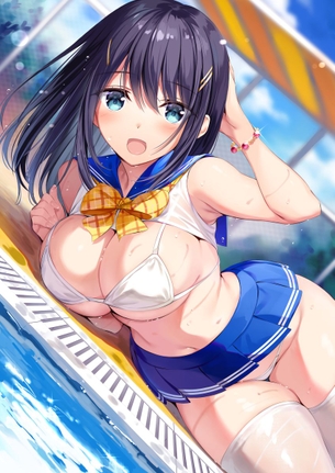 マイクロスカートを穿いた痴女感のあるエロ画像