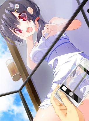 【ローアングル】下から女の子を覗きこむ二次元エロ画像＆イラスト Part42