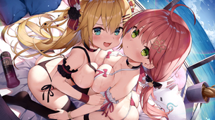 【乳合わせ】女の子同士でおっぱいを密着させてる二次エロ画像まとめ その4