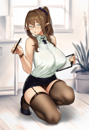 【画像】巨乳がシャツ着た結果、胸の膨らみがとんでもないことになってしまうwwwwwwwwwwww