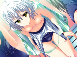 夏を感じるスク水二次エロ画像まとめ！夏が待ち遠しいｗ