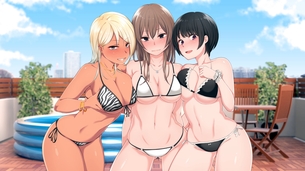 【画像】ガッツリ抜ける、裸体が並ぶハーレム二次画像がこちら