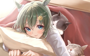 【非・微エロ】うつ伏せになって休憩中の女の子たちまとめ