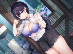 ショートカットの可愛い女の子の二次エロ画像！黒髪ショートJKしか勝たんｗ