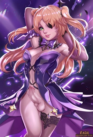 【ふたなり】両性具有の女の子の二次元エロ画像＆イラスト Part24