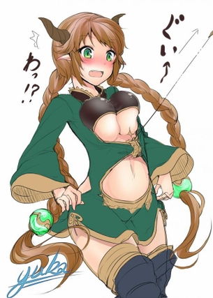 【グランブルーファンタジー】カルメリーナのイキ顔になってるドエロい抜ける画像