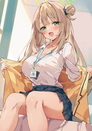 [ブルアカ][エロ画像]十六夜ノノミに男の欲望が高ぶったよ～♪