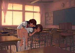 女同士愛し合う二次元ガチ百合エロ画像