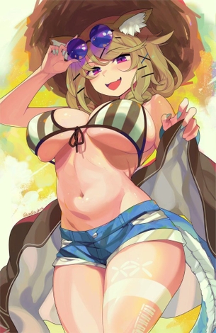 ウタゲのおっぱいを好き放題ヤリ放題な二次エロ画像【アークナイツ】