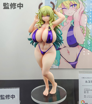 【画像】メイドラゴンのフィギュア、おっぱいが頭おかしいくらいデカイｗｗｗｗｗ