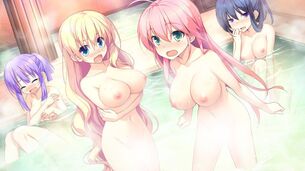 ラッキースケベの虹エロ画像