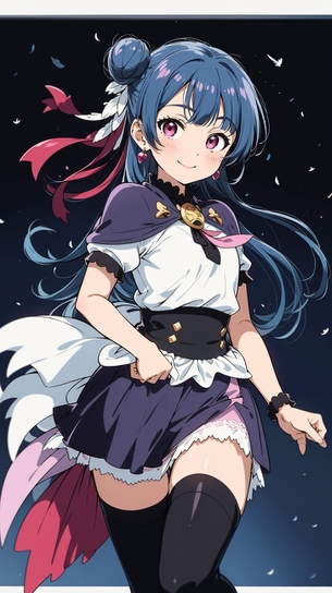 『stable-diffusion』【ラブライブ！サンシャイン!!】【幻日のヨハネ】ヨハネちゃんのAIエロ画像を大量作成