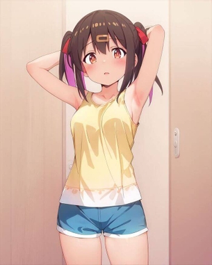 [お兄ちゃんはおしまい!][エロ画像]緒山みはりの脇(ワキ)を匂ったよ～♪