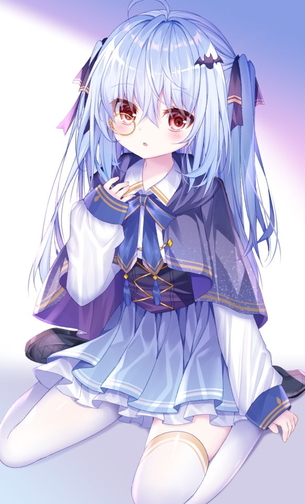 【非・微エロ】水曜日の青髪美少女画像まとめ　その８４