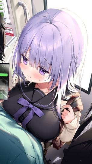 【非・微エロ】日曜日の紫髪美少女画像まとめ　その８６