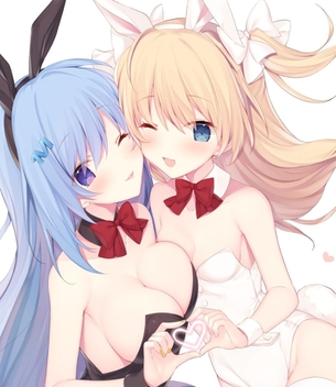 【非・微エロ】魅惑的バニーガールたちの二次画像集