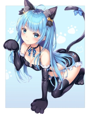 【非・微エロ】水曜日の青髪美少女画像まとめ　その８５