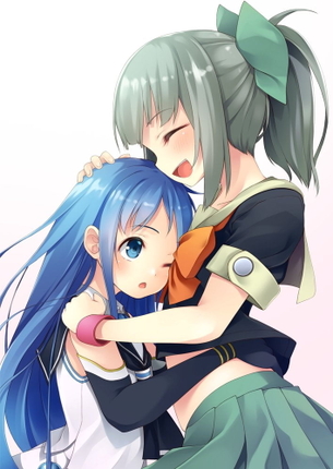 【非・微エロ】女の子同士の尊きイチャ百合画像まとめ　その３