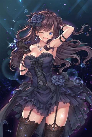 【ガーターベルト】色気たっぷりな下着姿の女の子の二次元エロ画像＆イラスト Part12