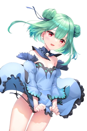 【非・微エロ】木曜日の緑髪美少女画像まとめ　その８３