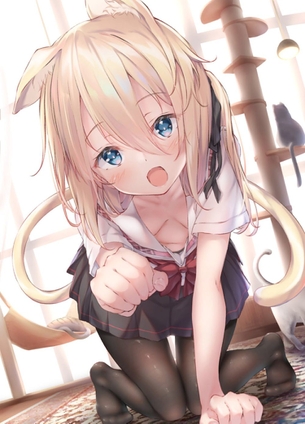 【非・微エロ】ネコミミ美少女に癒される画像まとめ　その９
