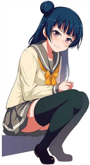 【ニーソ】ぴちぴちのニーソが似合う女の子の二次元エロ画像＆イラスト Part39