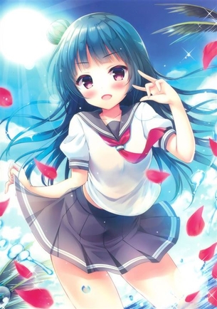 【制服】制服美少女の二次元エロ画像＆イラスト Part12
