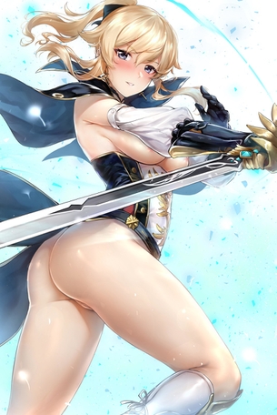 【原神】巨乳騎士ジン・グンヒルドのエロ画像！　その７