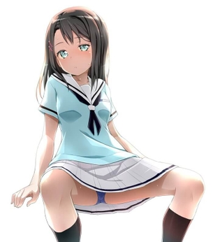 [バンドリ！][エロ画像]奥沢美咲が湿ったパンチラで煽ってきたよ～♪