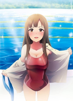 [デレマス][エロ画像]水本ゆかりのおっぱいを水着越しに感じたよ♪