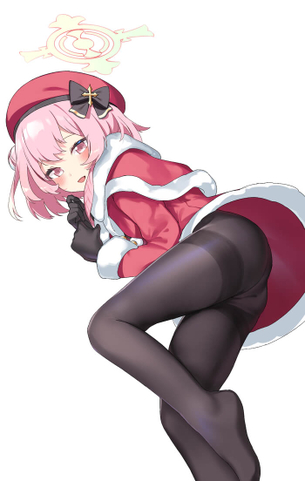 [ブルアカ][エロ画像]鷲見セリナの至高の黒パンストにペニスを挟んだよ♪