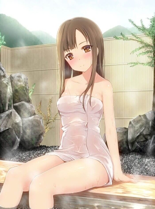 [デレマス][エロ画像]水本ゆかりとガチで混浴したよ～♪