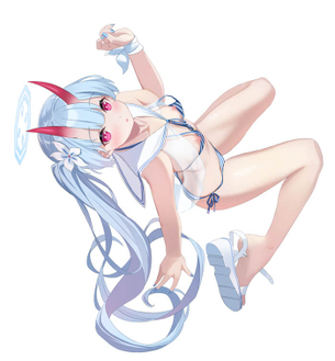 [ブルアカ][エロ画像]和楽チセのはみ出した乳首でシコったよ～♪
