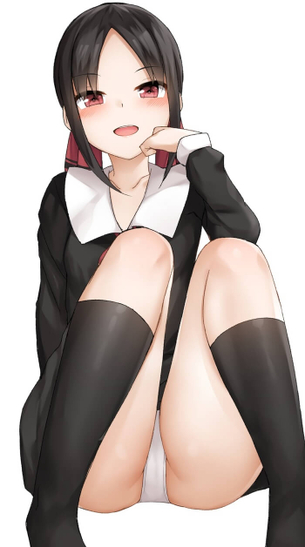 [かぐや様][エロ画像]四宮かぐやの純白パンチラで煽られたよ～♪