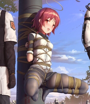 [アークナイツ][エロ画像]エクシアを拘束(緊縛)して喜ばせたよ～♪