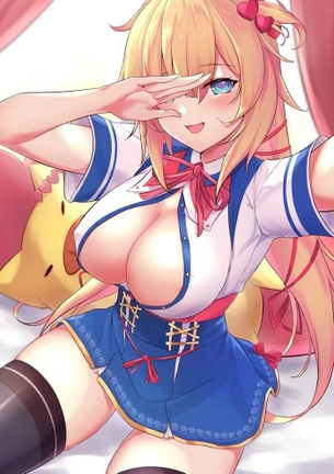 [ホロライブ][エロ画像]赤井はあとが明らかに誘ってきたよ～♪