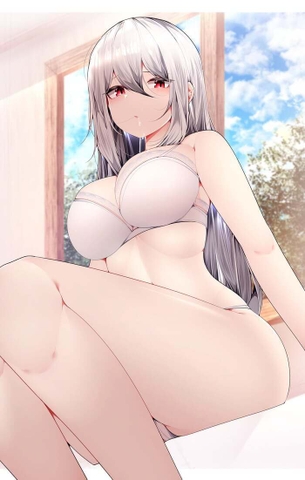 [アークナイツ][エロ画像]スカジと一緒にお風呂に入ったよ～♪