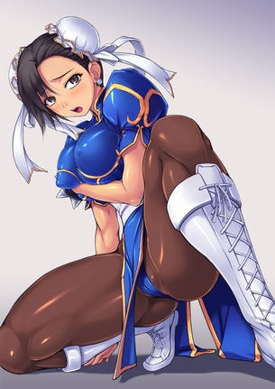 【茶スト】多くのパンストタイツフェチを生んだ春麗さんの美脚画像