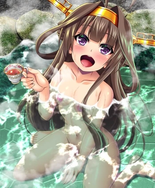 [艦これ][エロ画像]金剛と全裸でティータイムしたよ～♪