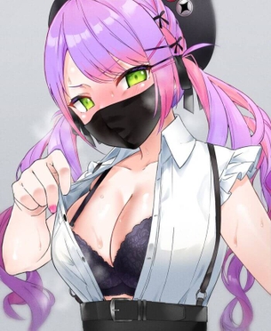 [ホロライブ][エロ画像]常闇トワに対してHの主導権を握ったよ♪