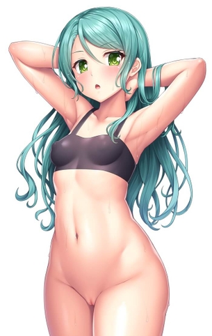 [バンドリ！][エロ画像]氷川紗夜の控えめなオッパイ(貧乳)でシコったよ♪