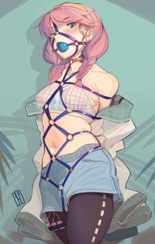 [アークナイツ][エロ画像]アズリウスを拘束してエッチな行為をしたよ♪