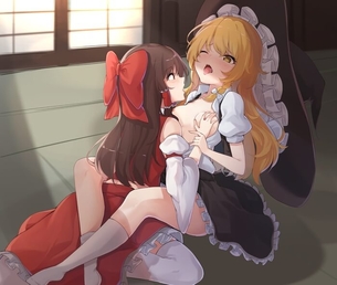 [東方][エロ画像]霧雨魔理沙をレズ目線で堪能したよ～♪