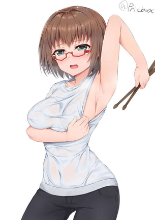 [バンドリ！][エロ画像]大和麻弥の脇汗を舐めさせてもらったよ♪